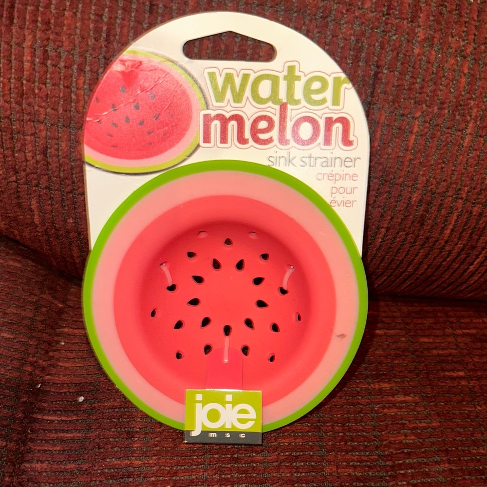 Joie Watermelon Green, Pink, Red Sink Strainer~ New